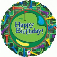 Golf Happy Birthday Balloon
